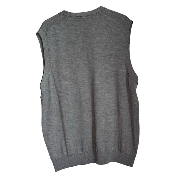 Tiger Woods Collection Golf Vest Men’s XL Gray Wool - Picture 5 of 5